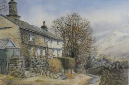 *Local Interest* After Jill M. Aldersley (British 1943-2007) Lithograph 'Robin Lane, Troutbeck', a