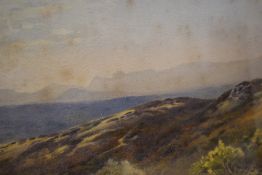 *Local interest* Arthur Tucker (British 1864-1919) Watercolour, a Lake District landscape with