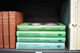 Botany and Gardening. Rhododendron Species & Hybrids. Four volumes. Hardbacks in dust jackets. (4)