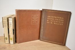 Art & Architecture. Four titles. Blomfield, Sir Reginald (intro.) - Architectural Water-Colours &