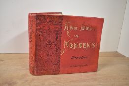 Illustrated. Lear, Edward - The Book of Nonsense. London: Frederick Warne and Co., 1898. 32nd