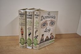 Literature. Neill, A.S. Three titles. A Dominie's Log (1915, 1st edition); A Dominie Abroad (1923,