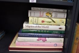 Botany and Natural History. Specialist monographs. Hardbacks in dust jackets. (9)