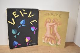 Art. Two volumes of Verve: The French Review of Art. Volume 2, nos.5-6, July-Oct, 1939. With; Volume