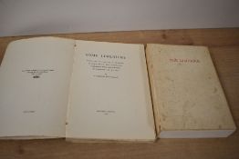 Limericks. Two titles. Douglas, Norman - Some Limericks. Privately Printed: 1929. Limited edition