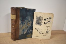 Antiquarian. Penrith. Two titles. Ewanian (William Furness) - History of Penrith. Penrith: 1894.