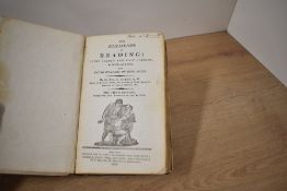 Antiquarian. Adams, Rev. J. - The Elements of Reading: &c. London: 1808. Fifth edition. Contemporary