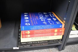 Art, Design, & Ornament. A small selection. Softback format. (6)