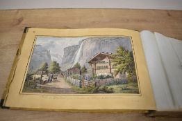 Manuscript. Late Nineteenth century hand-written travel journal, with illustrations. Attributed