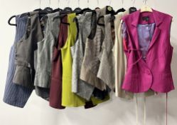 Assorted modern women's waistcoats, to include Whistles, Grace Karin, Next, River Island, size