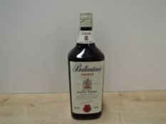 Ballantines Finest Blended Scotch Whisky, 1980's Built In Pourer Bottle with Import Label intact,