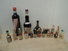 Mixed Alcohol and Miniatures, Primavera 17% vol, 75cl, Royal Cassis De Dijon 20% vol, 70cl, Mateus