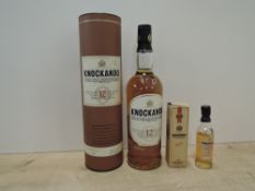 Scotch Whisky, Knockando 12 Year Old Single Malt, 43% vol, 70cl in card tube, Knockando Single