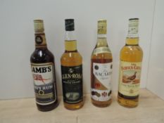Mixed Alcohol, Glen Rosa Blended Scotch Whisky, 40%, 70cl, The Famous Grouse Finest Scotch Whisky,