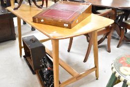 A Vintage Ercol or similar kitchen table , approx. 134 x 68cm