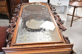 A 19th Century mahogany cased wall clock of large proportions, having double fusee movement , and