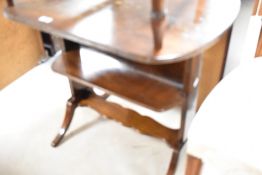 A reprodiciton occasional table having undershelf, width approx. 68cm