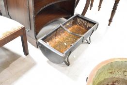 A vintage feed trough, suitable for garden planting etc , width approx. 66cm