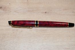 A Waterman Expert GT converter fill fountain pen in Red Dune having Waterman France M nib