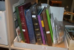 A selection of 20th-century mixed books, to feature various Great Britain stamp binders; loose