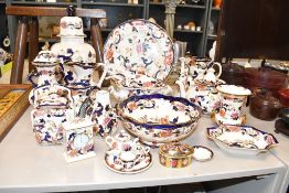 A fine selection of 20th-century Mason's Ironestone 'Mandalay' wares, to feature Oriental-style