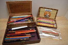 Of pencil collecting interest, a very large selection of 20th-century British pencils, to include