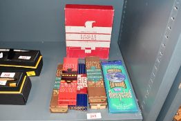 Of pencil collecting interest, a selection of boxed 20th-century Eagle Pencil Company pencils, to
