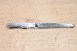 A Waterman Moire Converter fill fountain pen having 18k 750 nib