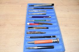 A selection of late 19th to early 20th-century propelling pencils, to feature a commemorative Silver