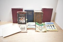 A small selection of 20th-century mixed books, to feature a Cycling Road Map of England, Baddeley'