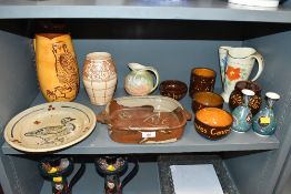 A large selection of 20th-century studio pottery and ceramicwares, to feature an Iain Dennis (1947/