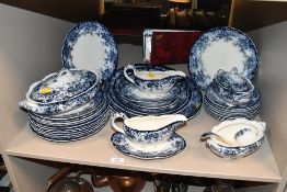 A selection of late 19th-century Keeling & Companies 'Chatsworth' ironestone tableware, to feature