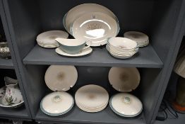 A selection of 20th-century Royal Doulton ceramic 'Desert Star' tableware, featuring a delicate