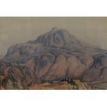 *Local Interest* William Heaton Cooper RA (British 1903-1995) Watercolour 'Harter Fell', a study