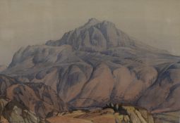 *Local Interest* William Heaton Cooper RA (British 1903-1995) Watercolour 'Harter Fell', a study