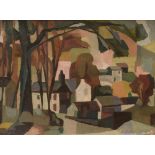 *Local Interest* George Cannon (British 20th Century) Oil on board 'Eagle and Child Hotel,