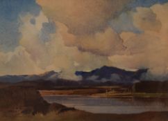 *Local Interest* Percy Lancaster (British (1878-1951) Watercolour, A Lake District landscape