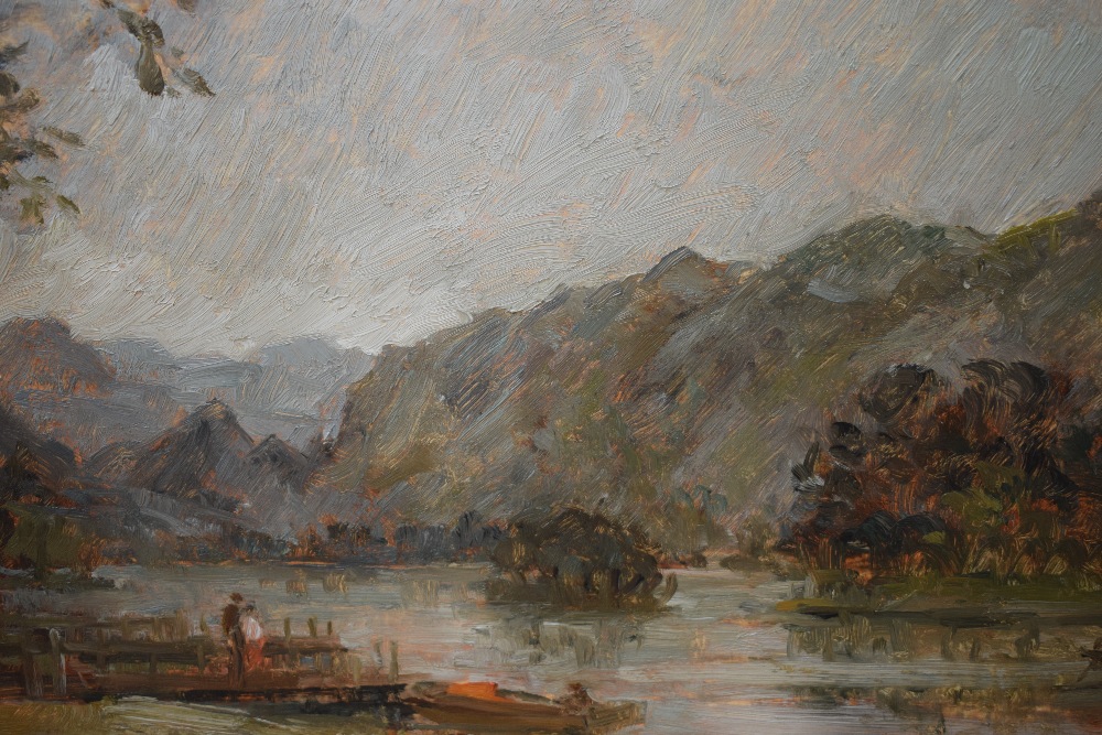 *Local Interest* Judith Da Fano (British 1919 - 2000) oil on board 'Derwentwater' an Autumnal - Image 3 of 6
