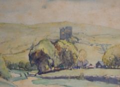 *Local Interest* William Dodd (British 1908-1981) Watercolour, a rural landscape depicting a