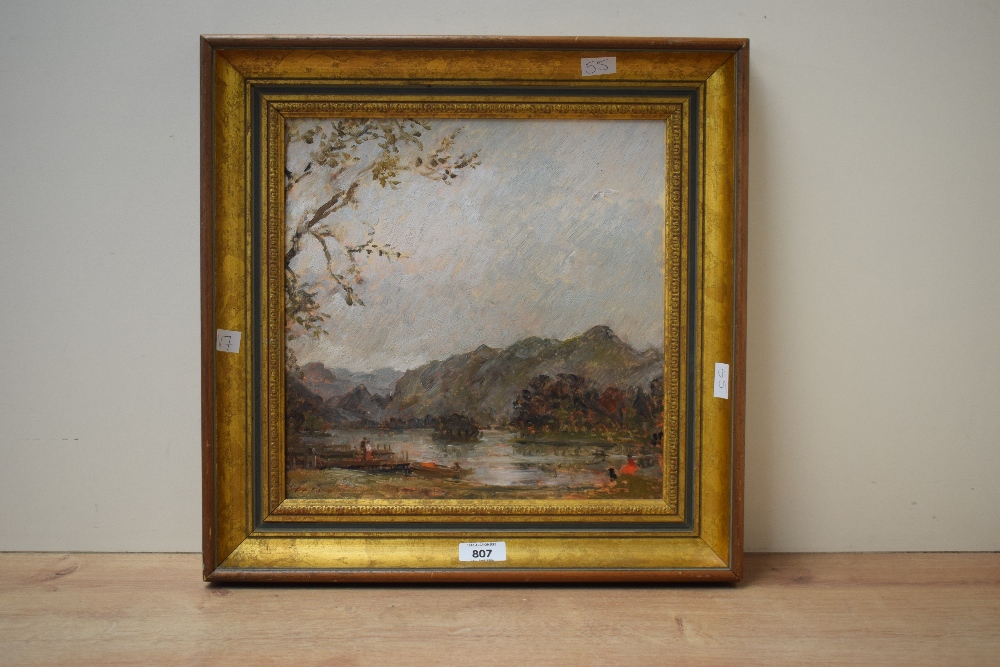 *Local Interest* Judith Da Fano (British 1919 - 2000) oil on board 'Derwentwater' an Autumnal - Image 2 of 6