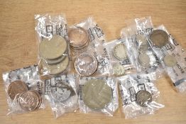 A collection of British and Empire silver and copper coinage (ap;proximate weight of silver 20