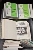 Football Statistics, AFS Annuals in 3 binders, 1888-1898, 1898-1908, 1908-1915, Football League Apps