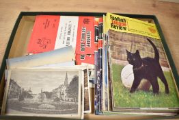 Football Programmes, 1965 Manchester United V Everton, 1968 Manchester United V Newcastle United,