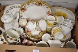 A large quantity of 20th-century tableware, to feature part sets of Royal Stafford bone china '