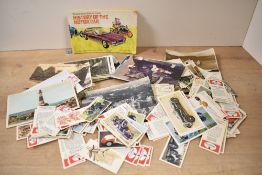 A small selection of postcards, photo cards and trade cards.