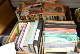 A large collection of assorted motoring magazines and ephemera including workshop manuals, vintage