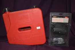 Koplin fuel transport kit with fixing bracket for quad bike etc