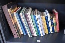 A shelf of twenty wildfowling and gamegeepers tales related books including some vintage titles