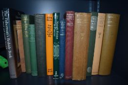 A selection of 13 hardback fishing books in nice condition including three from the Lonsdale library