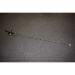Two ABUMATIC reels and rods one is 5ft the other 5ft 6in both wither trigger grip handles and